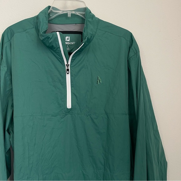 Footjoy Hydroknit Half Zip Polyester Pullover Sweater